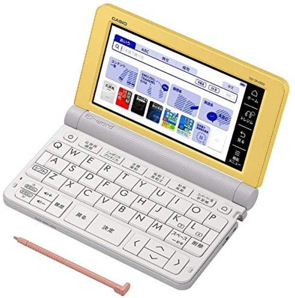 CASIO EX-word XD-SR4800YW Elektronische Wörterbücher Japanisch Englisch