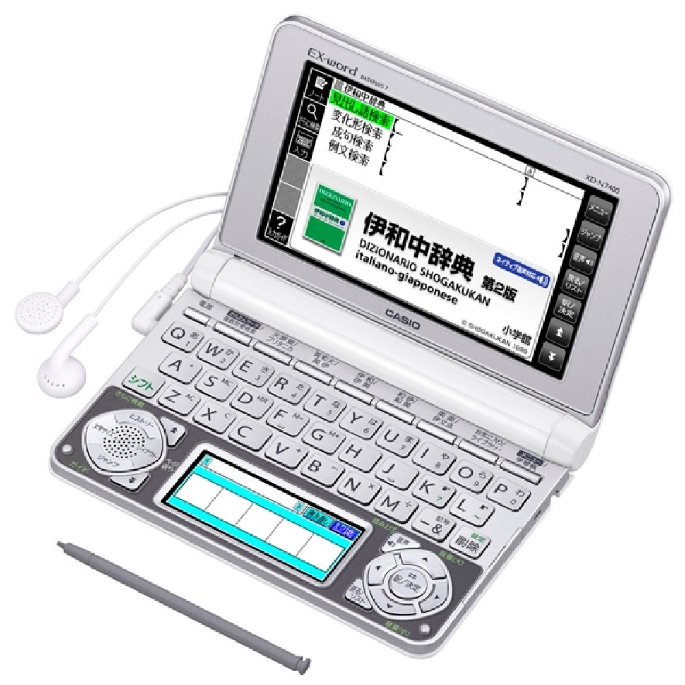 CASIO EX-word XD-N7400 Elektronische Wörterbücher Japanisch Englisch Deutsch Italienisch