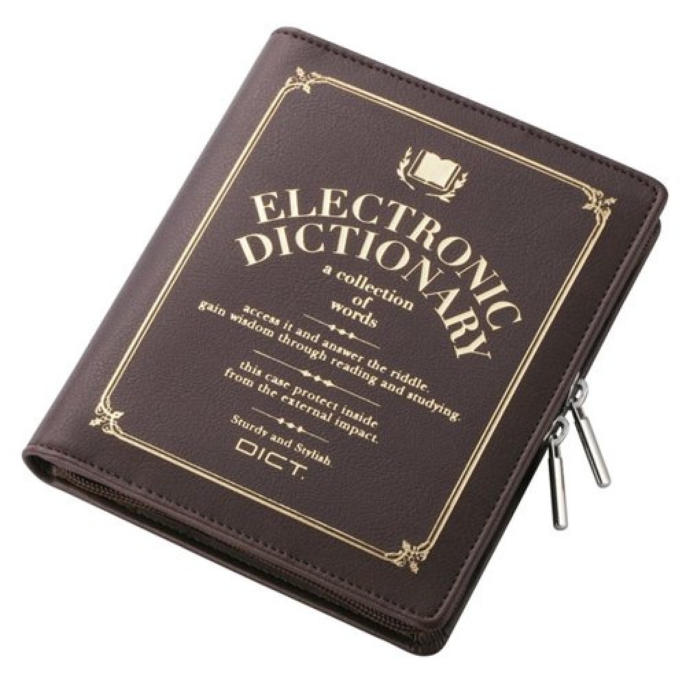 ELECOM DJC-021BR Hülle halb hart für Elektronische Wörterbücher Japanisch