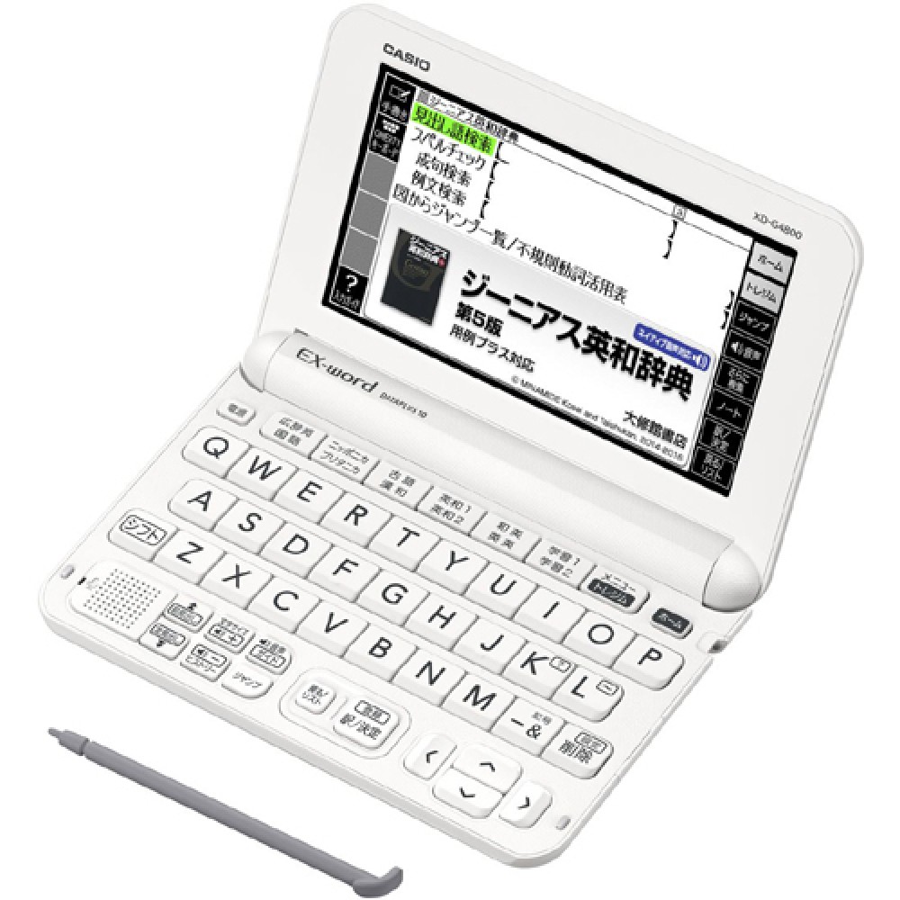 CASIO EX-word XD-G4800WE Elektronische Wörterbücher Japanisch Englisch Deutsch