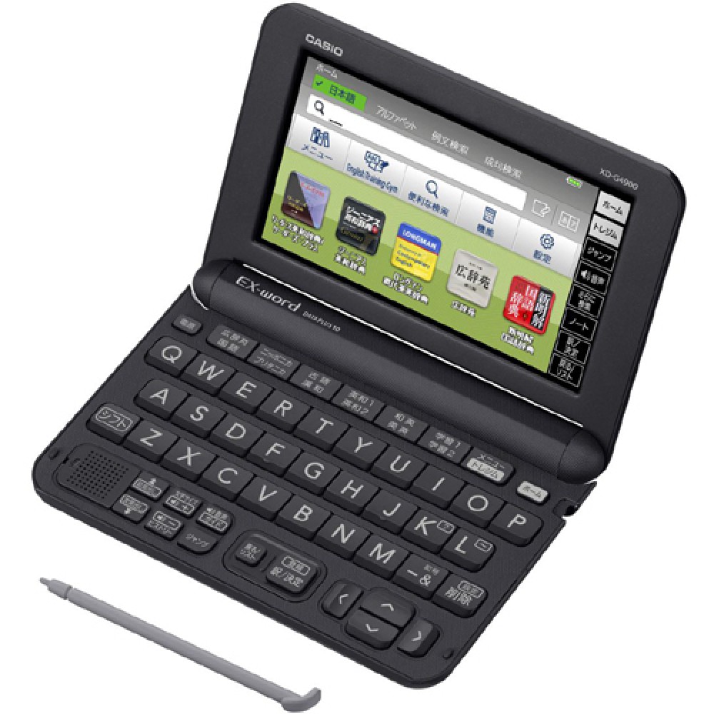 CASIO EX-word XD-G4900BK Elektronische Wörterbücher Japanisch Englisch Deutsch