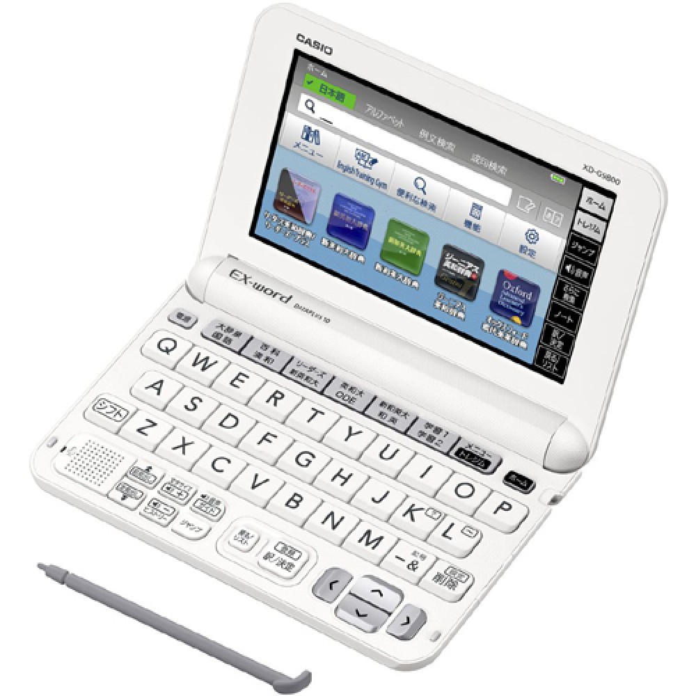 CASIO EX-word XD-G9800WE Elektronische Wörterbücher Japanisch Englisch Deutsch